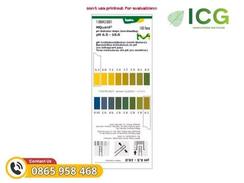  Giấy đo pH-indicator strips 6.5-10.0 1095430001 Merck 