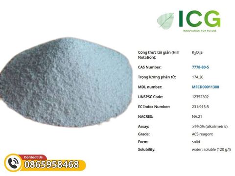  Potassium sulfate for analysis | Hóa chất Kali sunfat Merck CAS 7778-80-5 