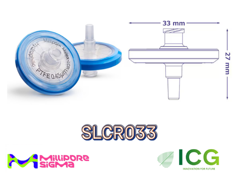  Millex™ Hydrophilic PTFE Syringe Filter – Bộ lọc màng PTFE ưa nước chính hãng Merck | ICGSCITECH 