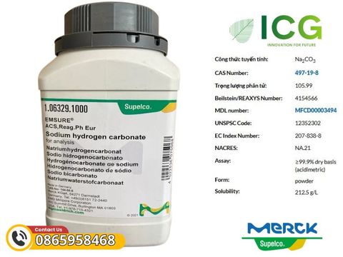  Sodium carbonate anhydrous for analysis EMSURE Merck CAS 497-19-8 