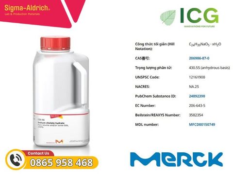  Sodium cholate hydrate ≥99% | Merck CAS 206986-87-0 