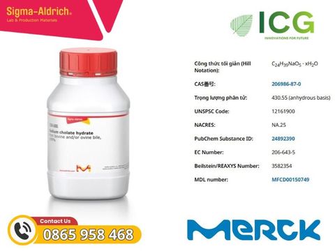  Sodium cholate hydrate ≥99% | Merck CAS 206986-87-0 