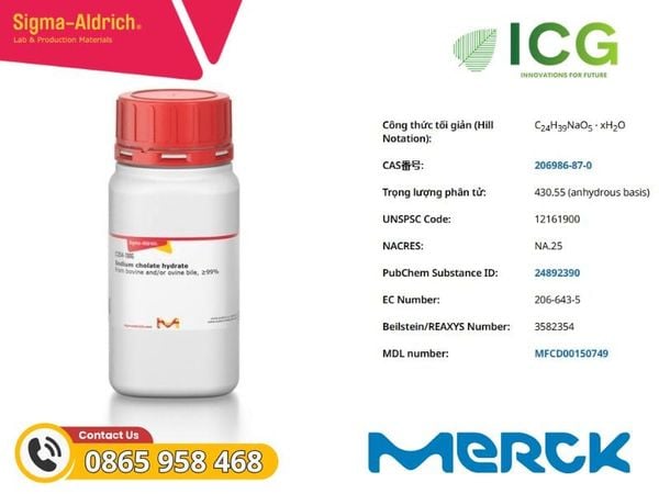  Sodium cholate hydrate ≥99% | Merck CAS 206986-87-0 