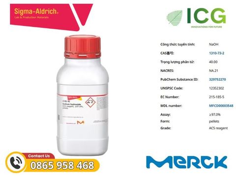  Sodium hydroxide ACS ≥97.0% | CAS 1310-73-2 Merck 