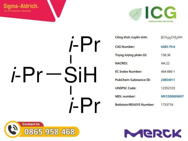  Triisopropylsilane 98% Merck CAS 6485-79-6 