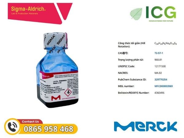 Trypan Blue solution 0.4%, suitable for microscopy | CAS 75-57-1 MERCK 