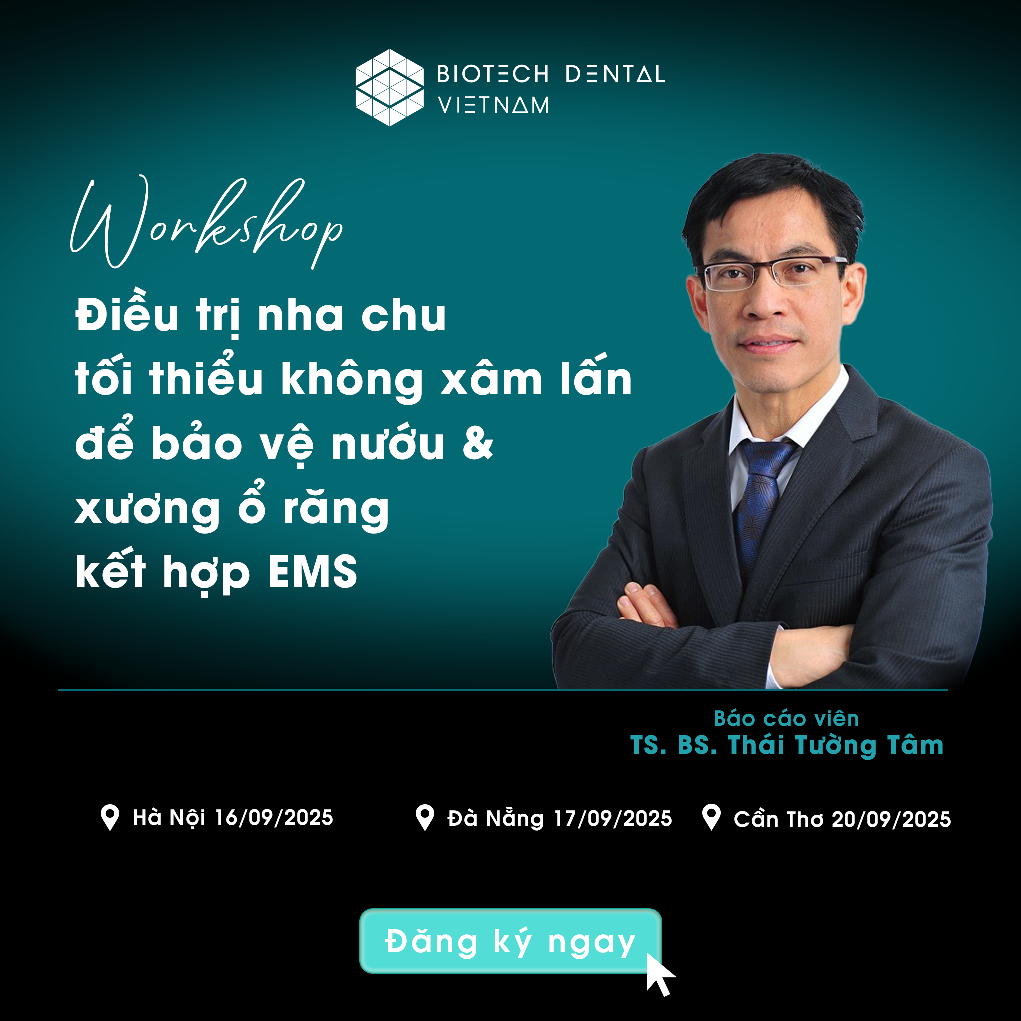  ĐÀO TẠO CHUYÊN SÂU VỀ NHA CHU KẾT HỢP EMS 