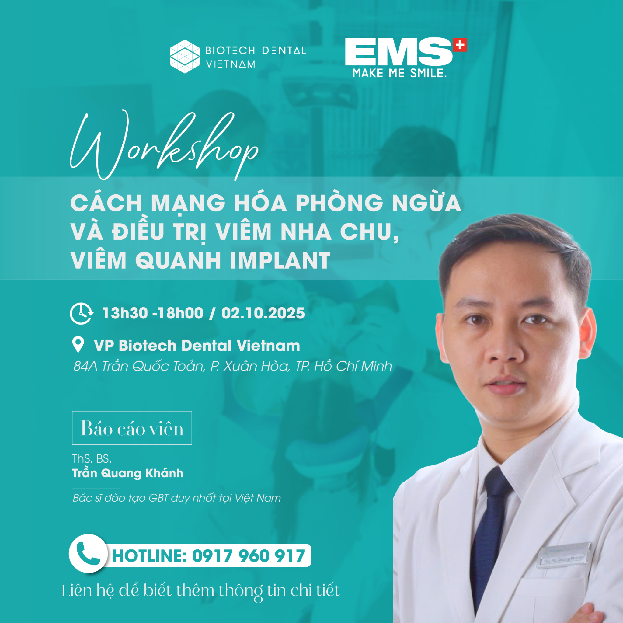  CÁCH MẠNG HÓA PHÒNG NGỪA VÀ ĐIỀU TRỊ VIÊM NHA CHU, VIÊM QUANH IMPLANT 