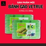  [Vị Rau Củ] Bánh Gạo Đài Loan Vetrue Thơm Béo 300g 