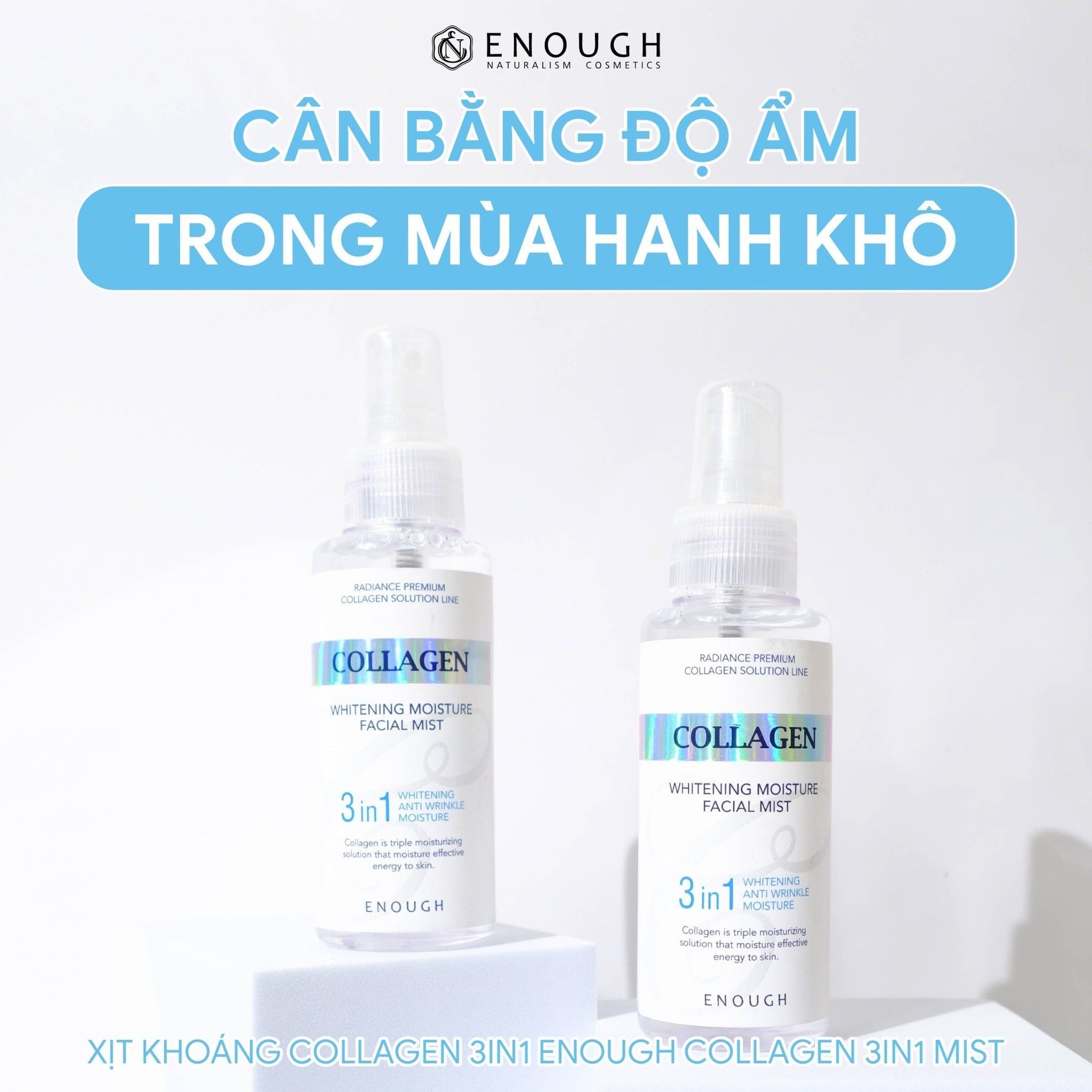 XỊT KHOÁNG COLLAGEN 3IN1 ENOUGH COLLAGEN 3IN1 MIST 100ML