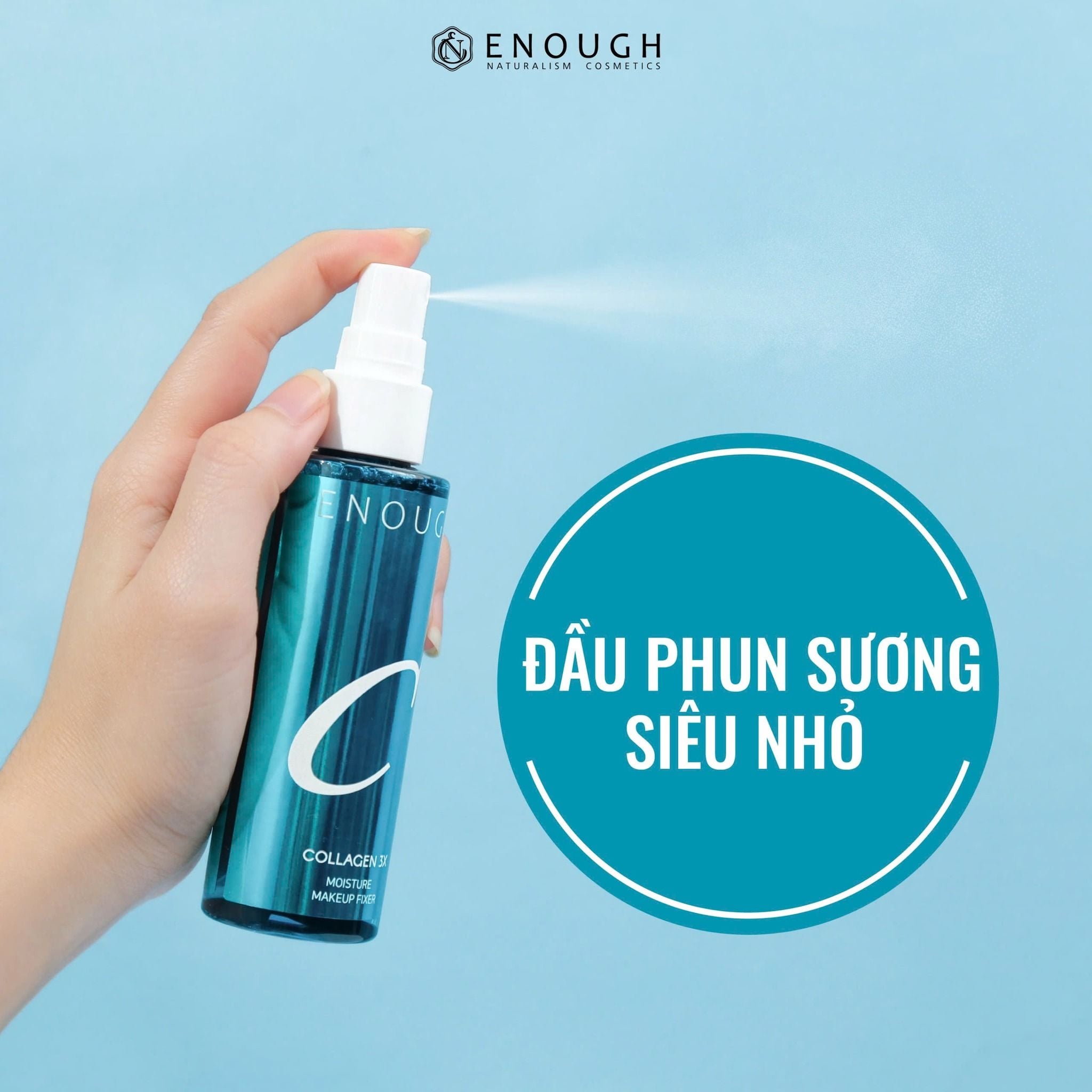 XỊT KHÓA NỀN COLLAGEN 3X ENOUGH COLLAGEN 3X MOISTURE MAKEUP FIXER 100ML