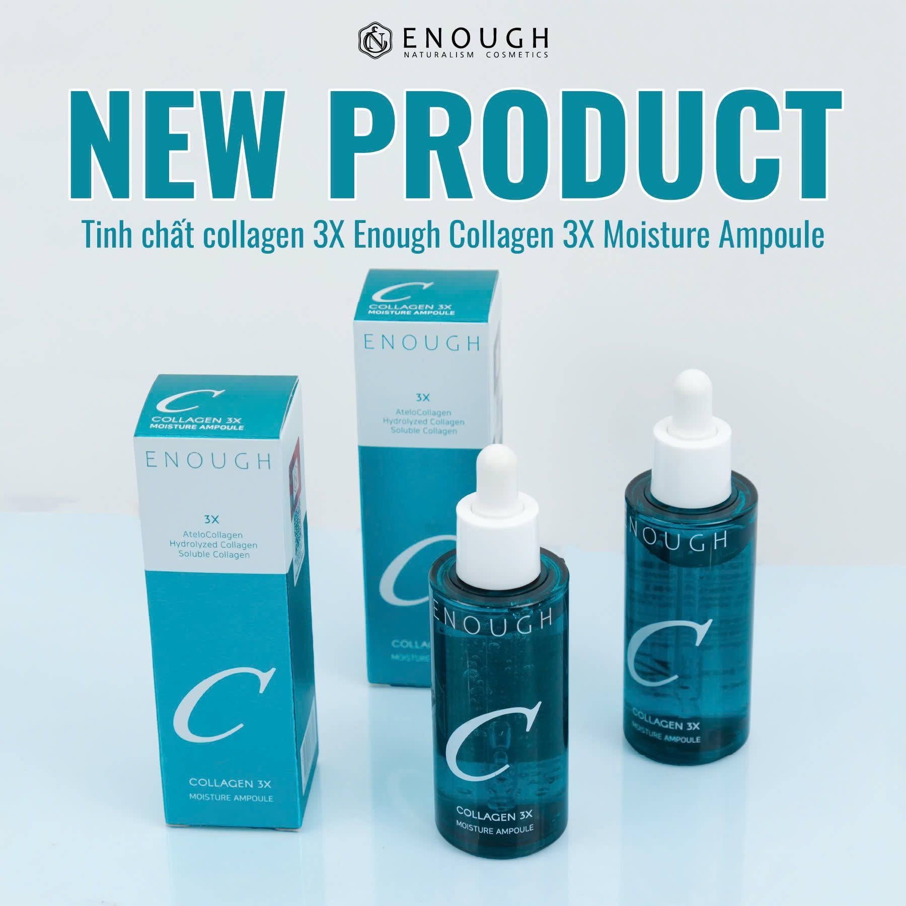 TINH CHẤT COLLAGEN 3X ENOUGH COLLAGEN 3X MOISTURE AMPOULE 50ML