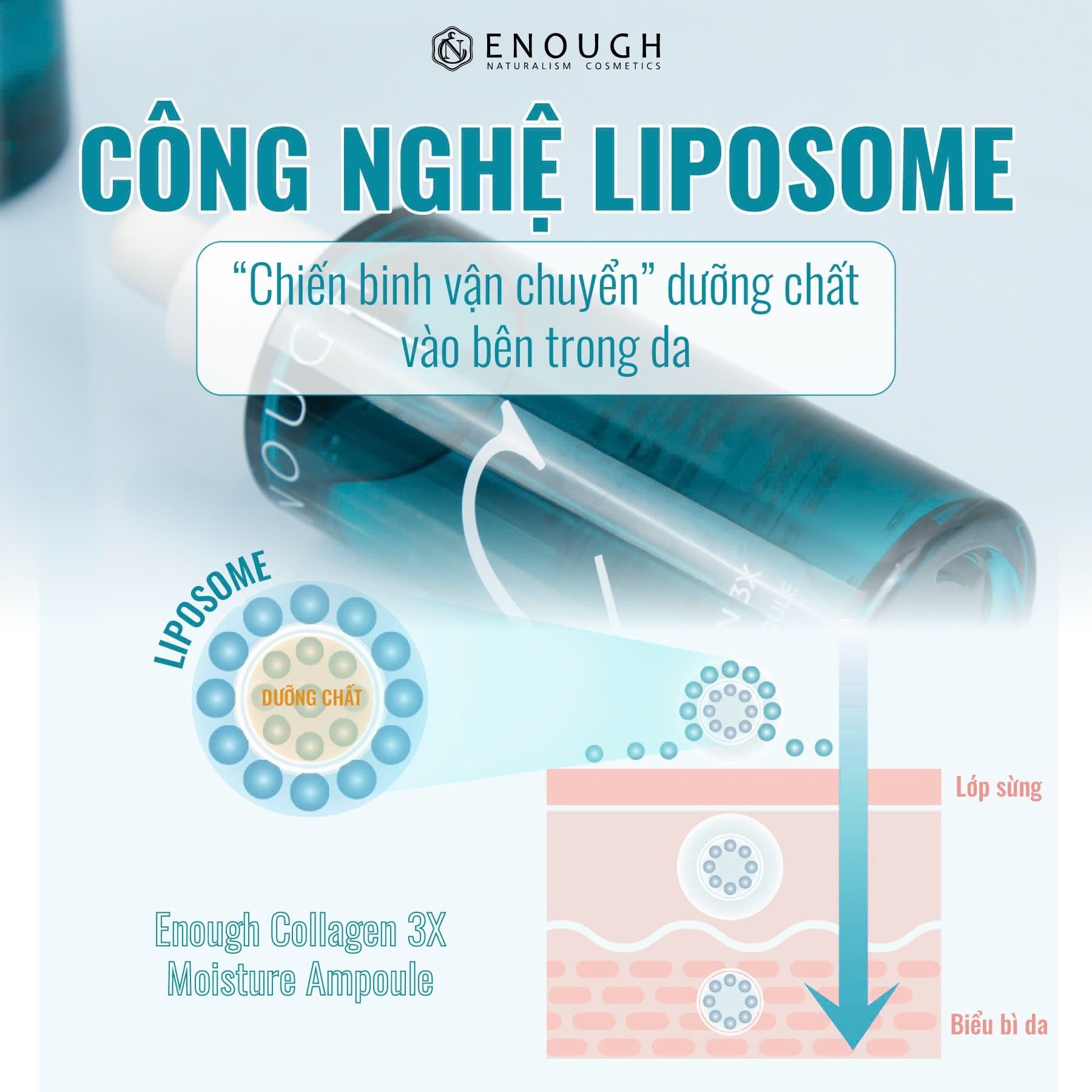 TINH CHẤT COLLAGEN 3X ENOUGH COLLAGEN 3X MOISTURE AMPOULE 50ML