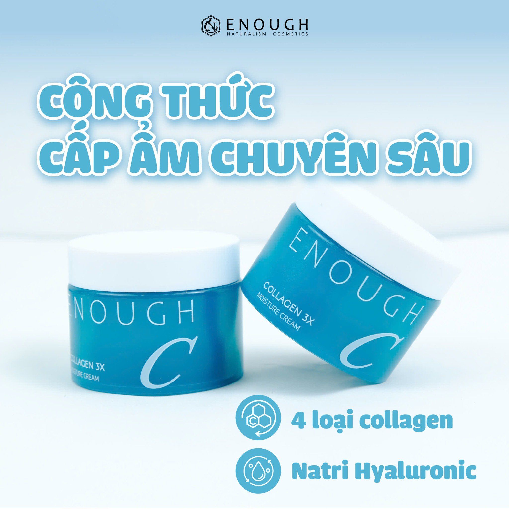 KEM DƯỠNG ẨM COLLAGEN 3X ENOUGH COLLAGEN 3X MOISTURE CREAM 50ML