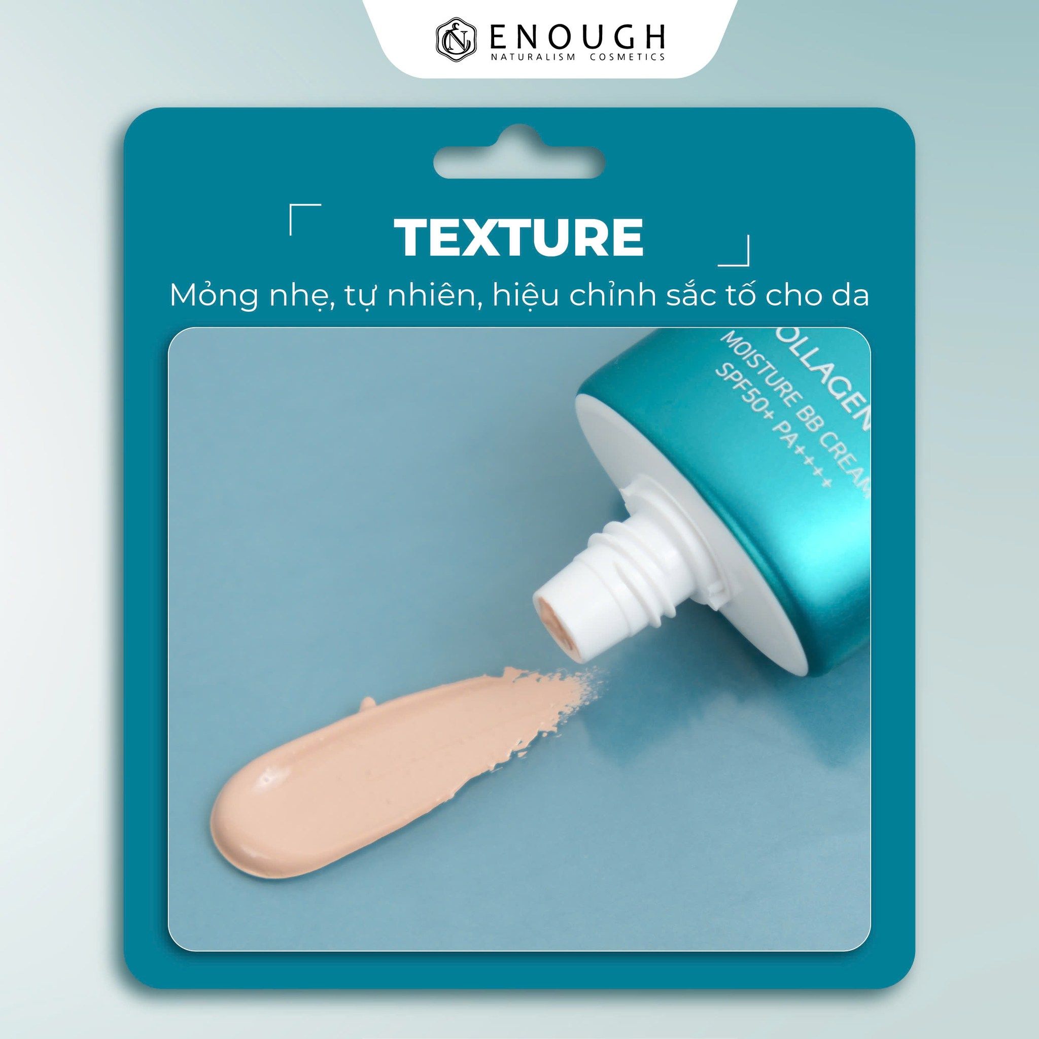 KEM NỀN BB COLLAGEN 3X ENOUGH COLLAGEN 3X MOISTURE BB CREAM SPF50+ PA++++ 50ML