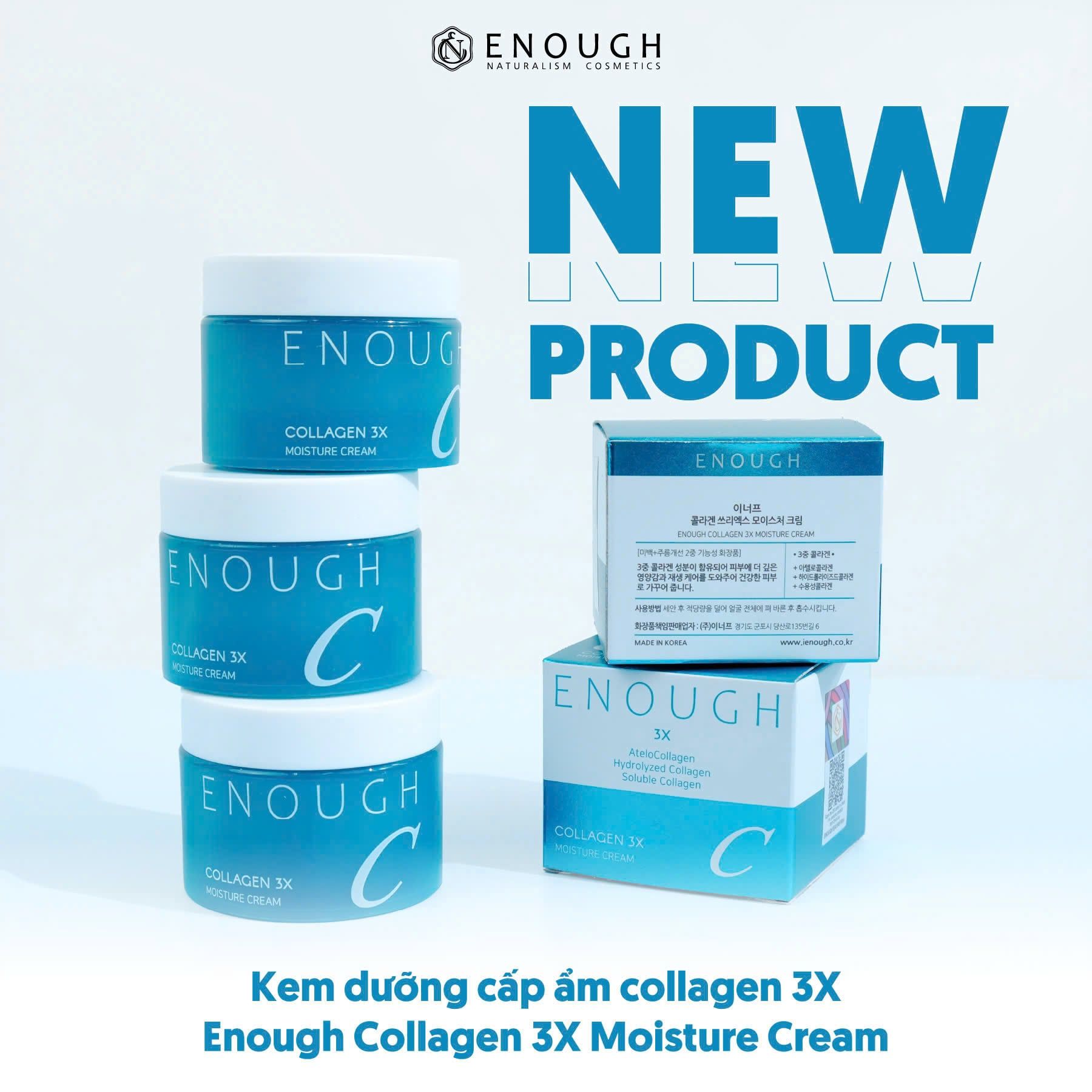 KEM DƯỠNG ẨM COLLAGEN 3X ENOUGH COLLAGEN 3X MOISTURE CREAM 50ML