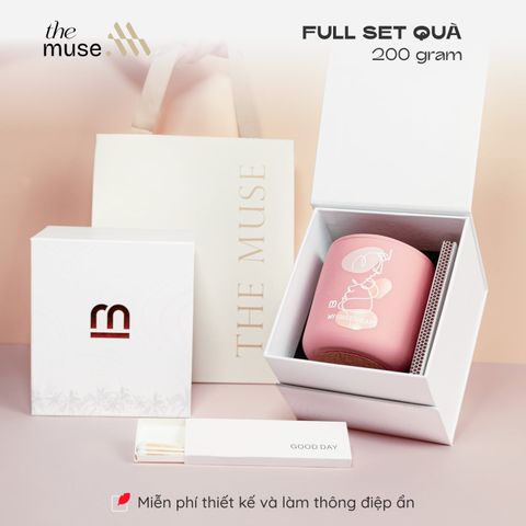 Nến Thơm Hoa Oải Hương The Muse In Dream — Nến Sáp Dừa Thủ Công Cao Cấp Thư Giãn Ngủ Ngon