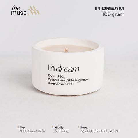 Nến Thơm Hoa Oải Hương The Muse In Dream — Nến Sáp Dừa Thủ Công Cao Cấp Thư Giãn Ngủ Ngon
