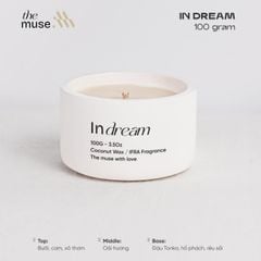 Nến Thơm Hoa Oải Hương The Muse In Dream — Nến Sáp Dừa Thủ Công Cao Cấp Thư Giãn Ngủ Ngon
