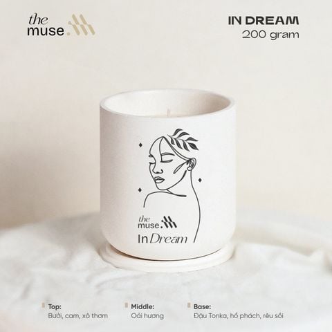 Nến Thơm Hoa Oải Hương The Muse In Dream — Nến Sáp Dừa Thủ Công Cao Cấp Thư Giãn Ngủ Ngon