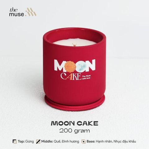 Nến thơm The Muse - Moon Cake - Hương Thơm Ấm Áp