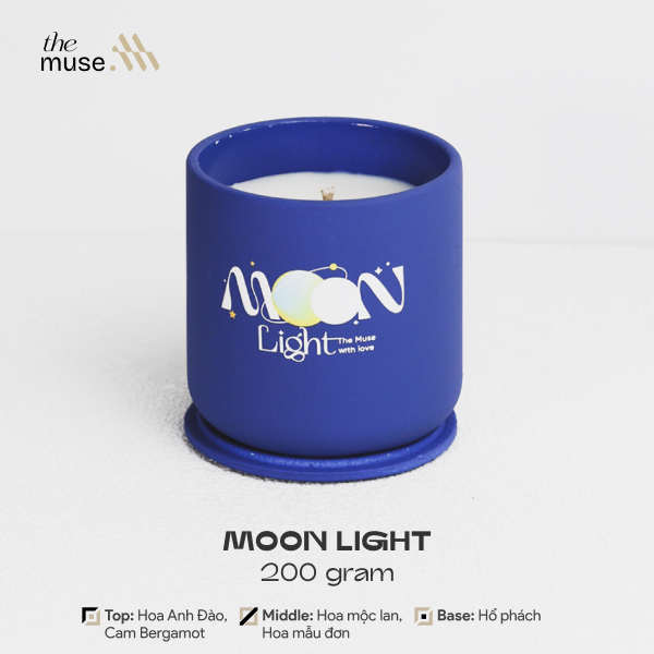 Nến thơm The Muse - Moon Light - Ánh sáng mùa lễ hội