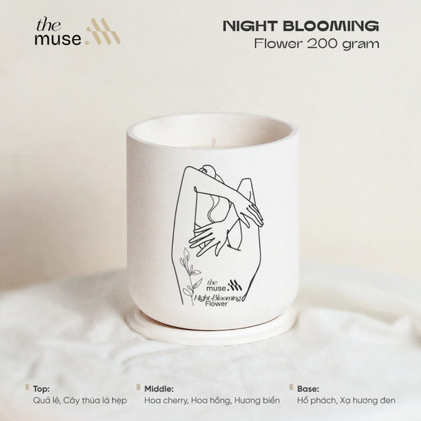 Nến thơm The Muse - Wine Night - Hương Sang Trọng