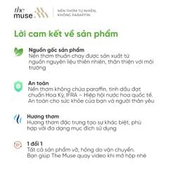 Nến Thơm Hoa Oải Hương The Muse In Dream — Nến Sáp Dừa Thủ Công Cao Cấp Thư Giãn Ngủ Ngon