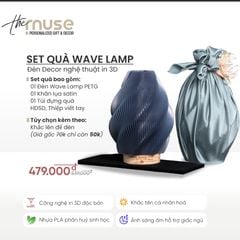 Wave Lamp - Đèn Decor nghệ thuật in 3D