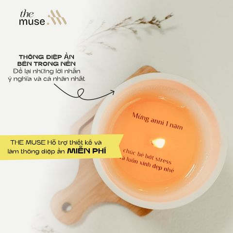 Nến thơm The Muse - Moon Light - Ánh sáng mùa lễ hội
