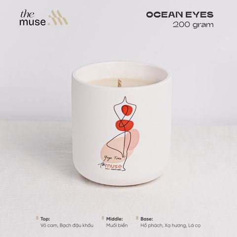 Nến thơm The Muse - Yoga Time - Hương Gỗ Palo Santo