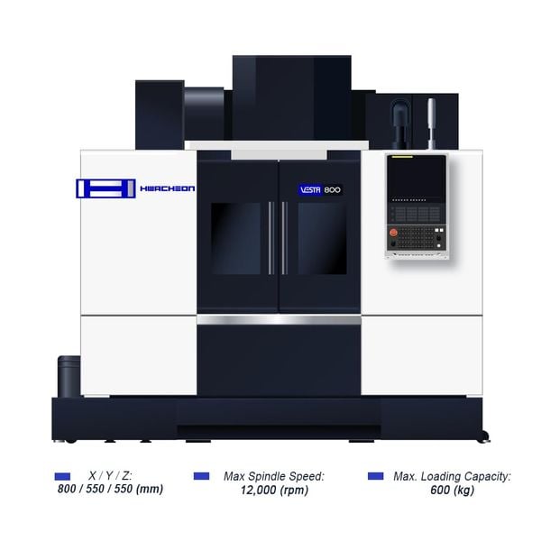  VESTA-800 | MÁY PHAY ĐỨNG CNC HWACHEON THẾ HỆ MỚI 