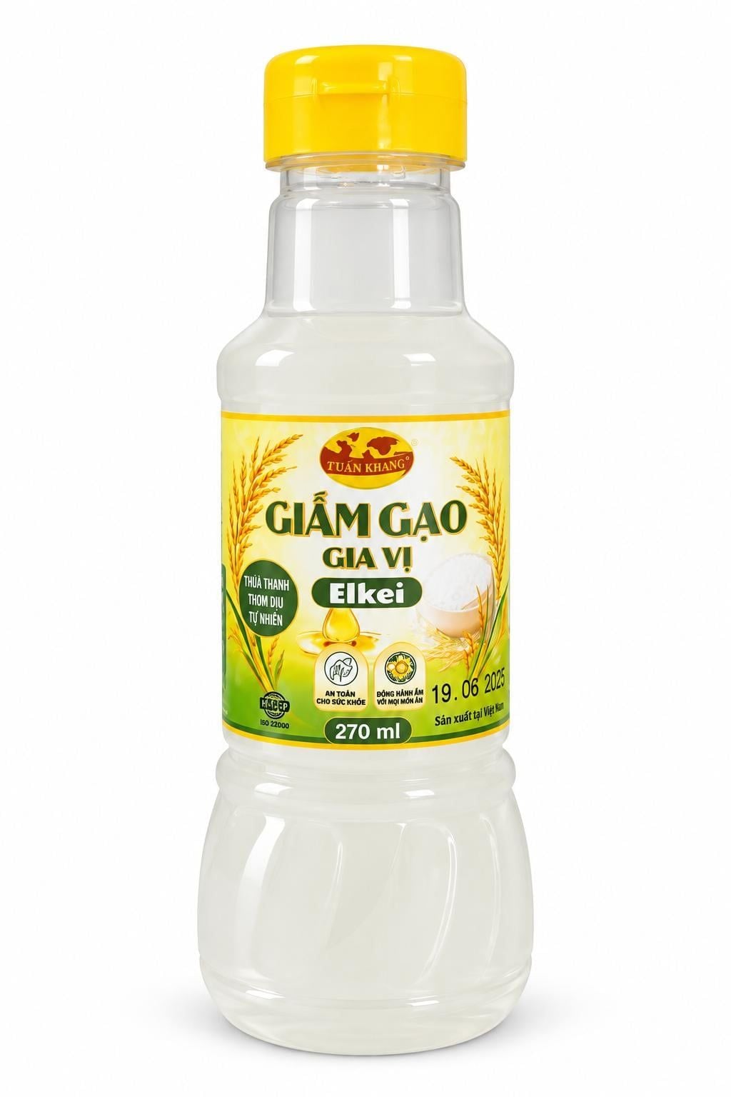  Giấm Gạo Gia Vị Elkei 270ml – Thùng 24 chai 