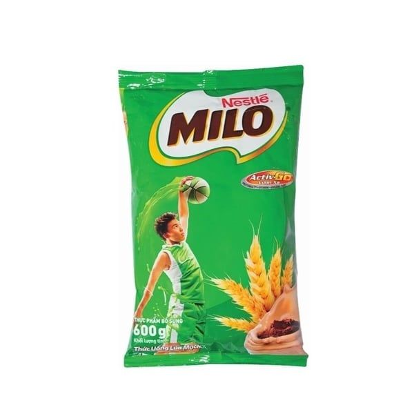  MILO 600gr NESTLE NGUYÊN CHẤT DẠNG BỊCH*18 BICH 