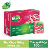  THÙNG 48 HỘP SỮA CHUA UỐNG YOMOST 100ML/180ML 