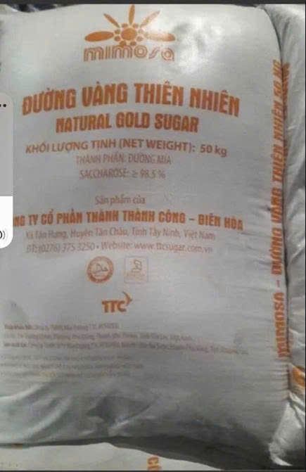  ĐƯỜNG VÀNG THIÊN NHIÊN MIMOSSA 50KG/BAO 