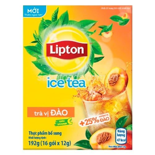  TRÀ LIPTON ICE ĐÀO 192G X 20 HỘP 