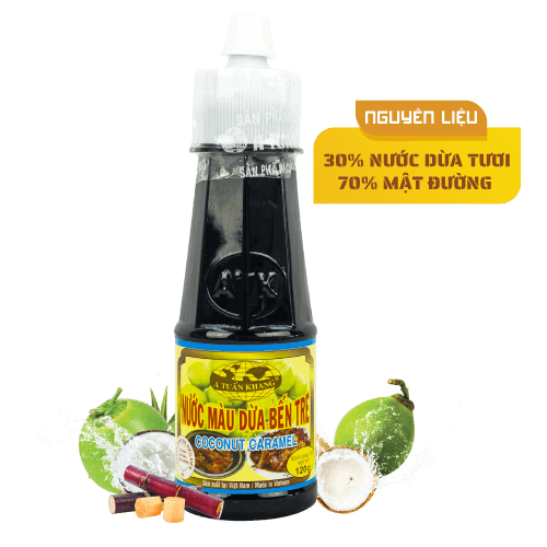  Nước Màu Dừa ATK 120g (OCOP) – Thùng 100 chai 