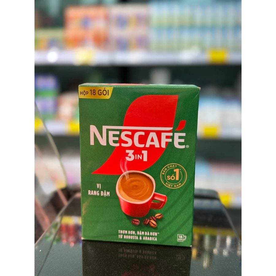  NESCAFE 3IN1 VỊ RANG ĐẬM 24 HỘP X (18X16G) 