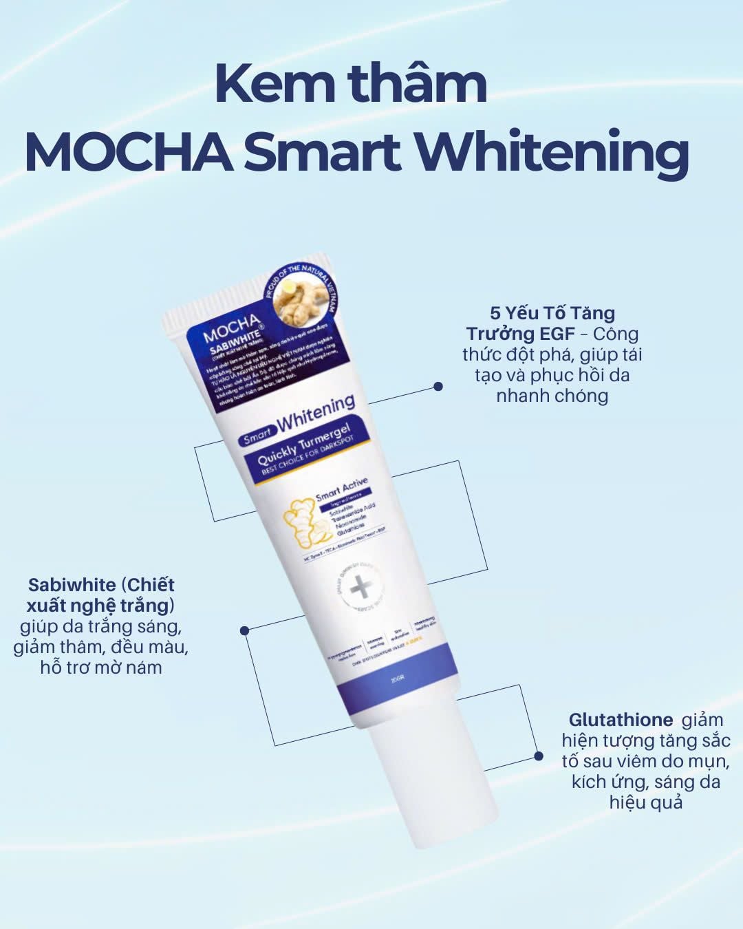  Mocha - Kem thâm Smart Whitening 