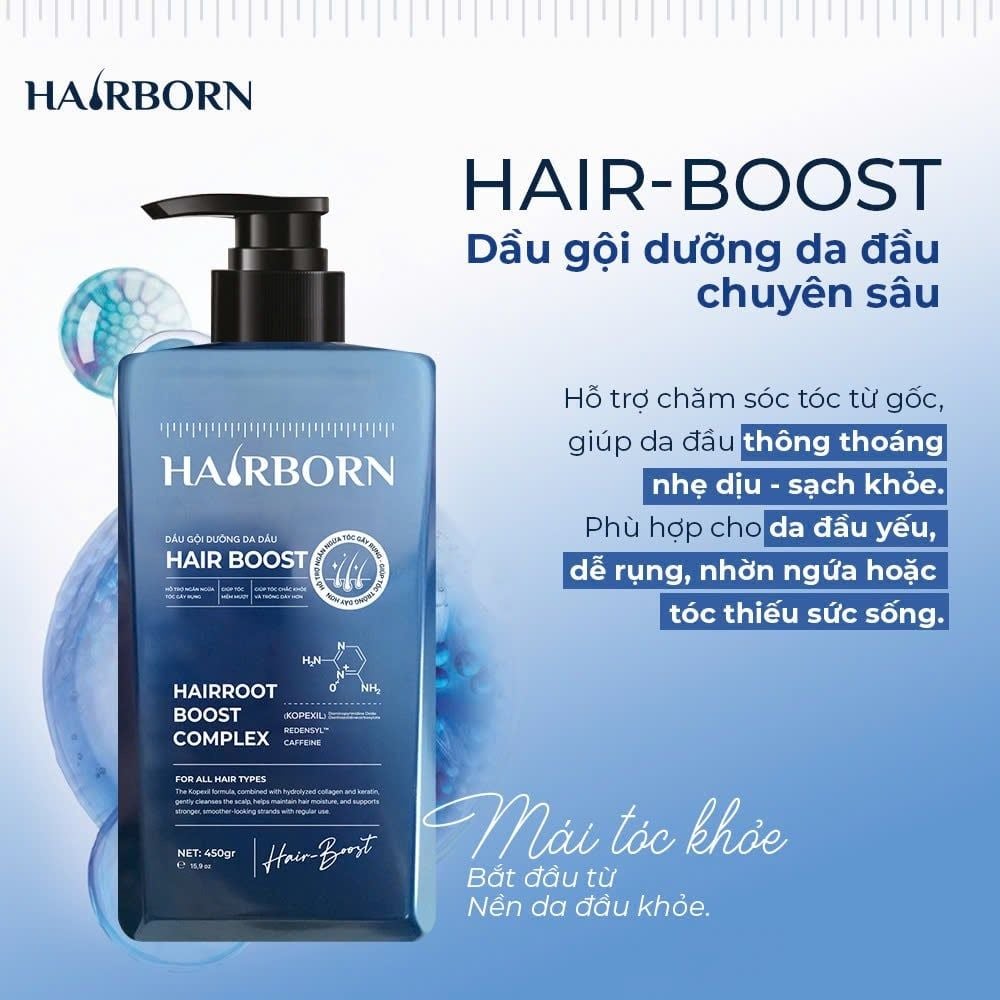  HairBoost - Dầu gội dưỡng nang tóc 