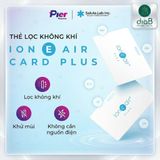  Thẻ Lọc Không Khí Khử mùi Ion e-air Card Plus Chính Hãng Nhật Bản 