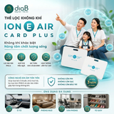  Thẻ Lọc Không Khí Khử mùi Ion e-air Card Plus Chính Hãng Nhật Bản 