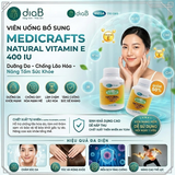  Viên uống Vitamin E thiên nhiên MEDICRAFTS 400IU - MEGA WECARE 