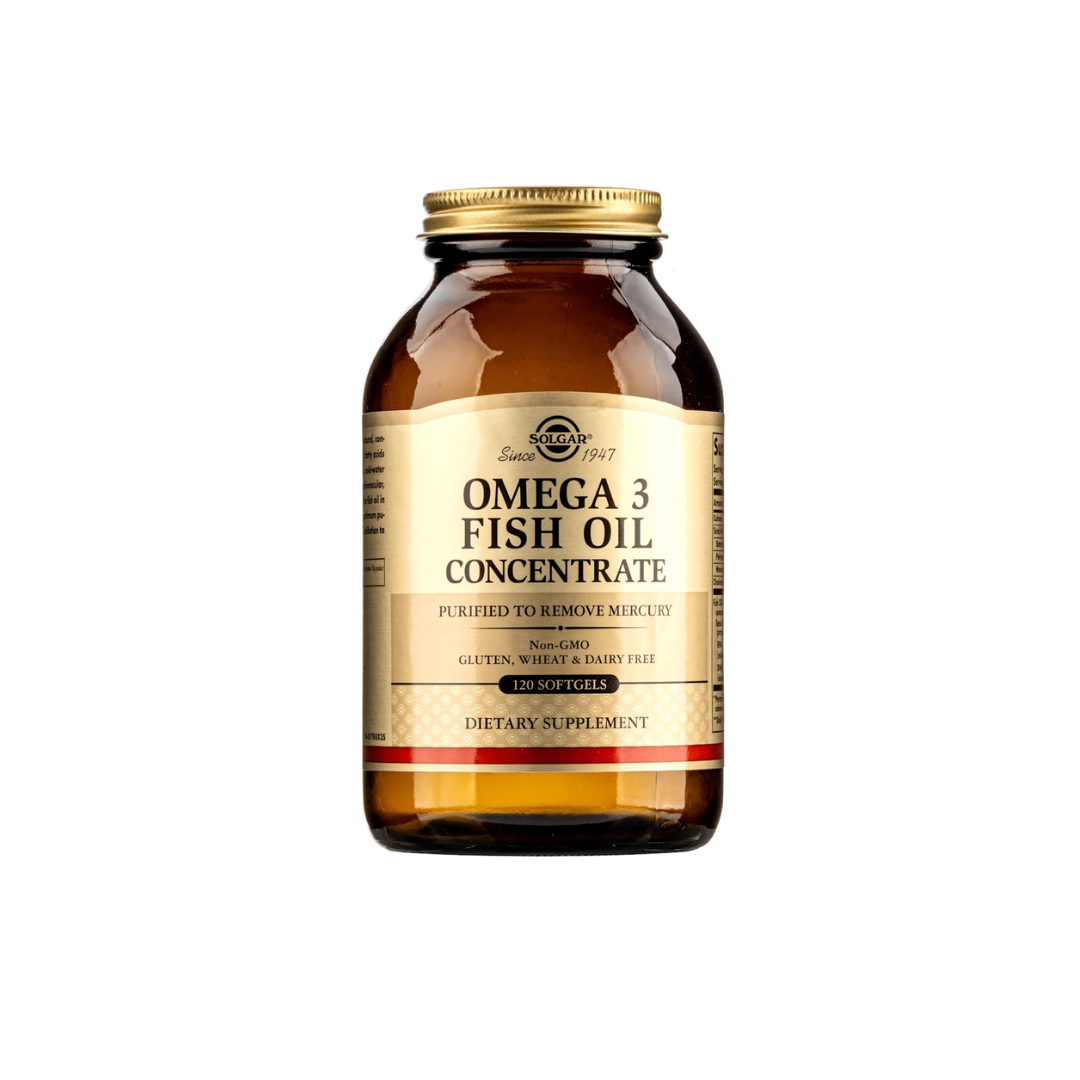  Omega 3 Fish Oil Concentrate L/120V SOLGAR Hỗ trợ tim mạch, não bộ 