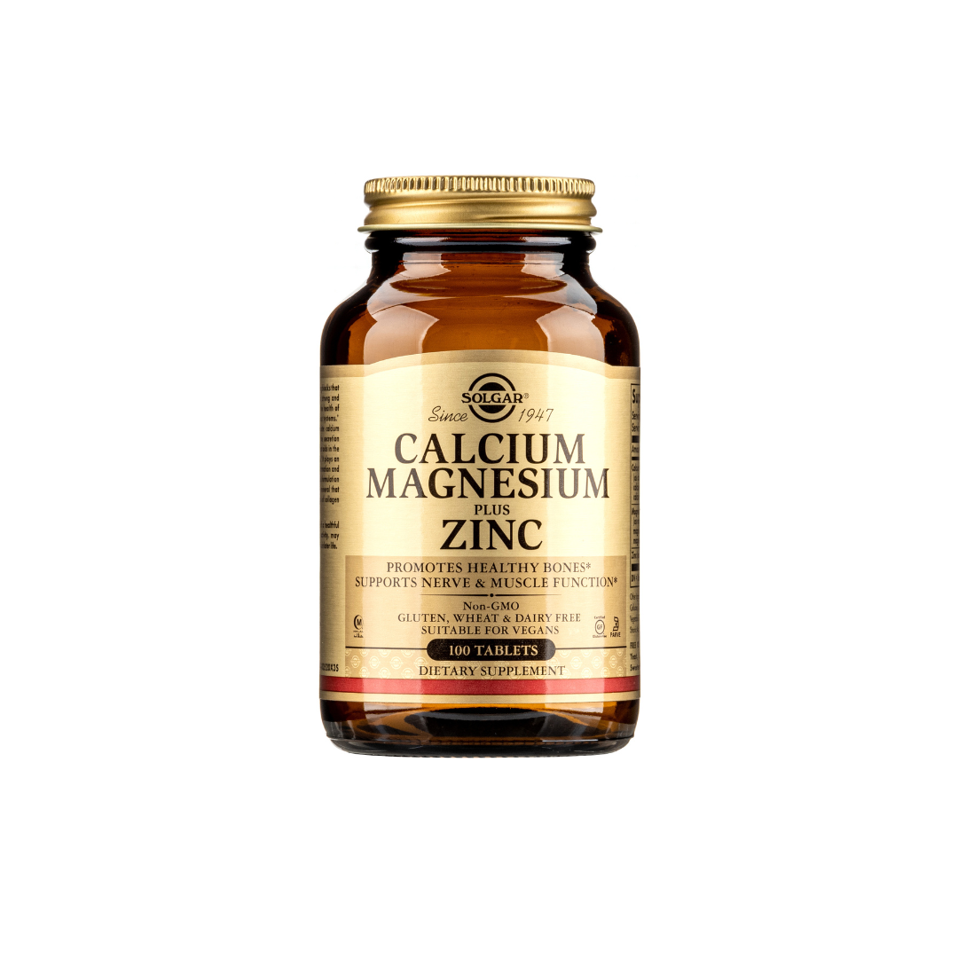  Calcium Magnesium plus Zinc L/100v SOLGAR Hỗ trợ cơ xương chắc khỏe 