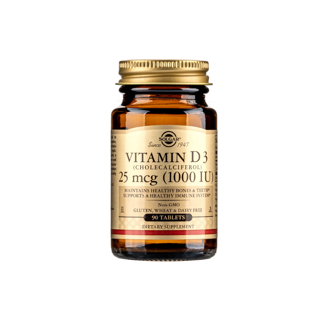 Vitamin D3 1000 IU L/90v SOLGAR D3 hàm lượng cao hỗ trợ xương, răng 