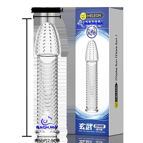  Bao cao su đôn dên tăng kích thước dương vật đầu gai nhỏ k8 