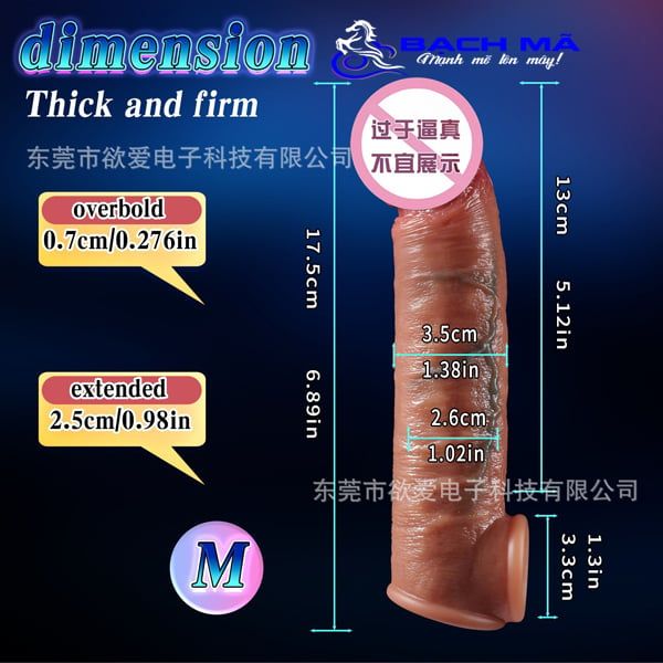  Bao đôn dên đường gân nổi silicon cao cấp màu da thật nhỏ 