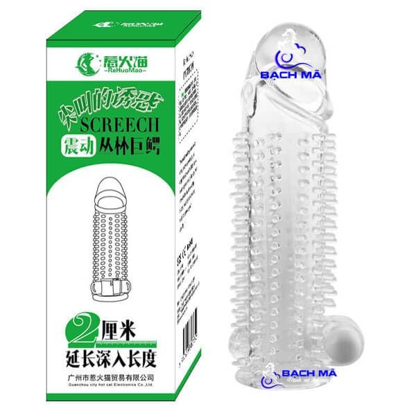  Bao đôn dên gai đầu trơn rung siêu mềm cho nam k6 